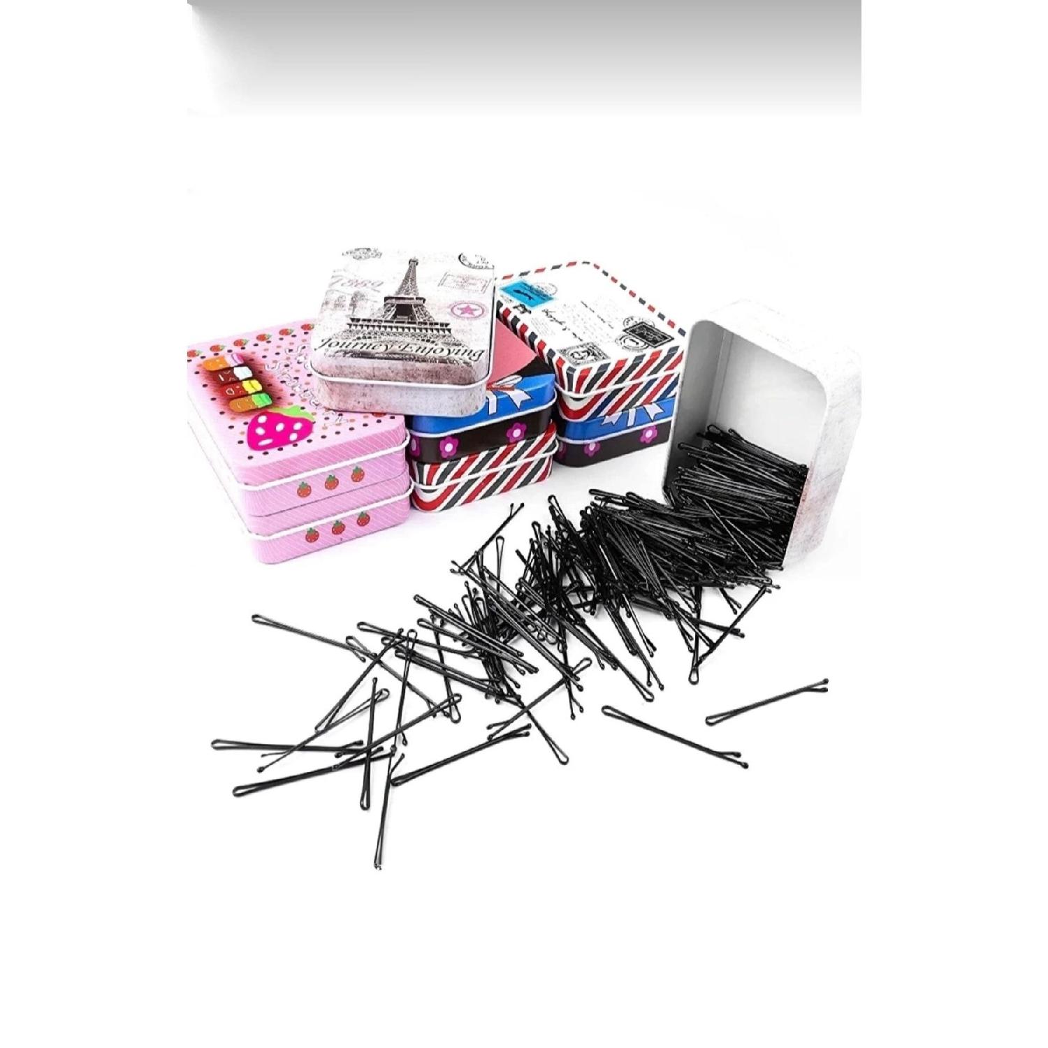 Шпилька з чорною дротяною пряжкою, 100 шт. Шпильки для волосся жовтий 
Шпилька з чорною дротяною пряжкою, 100 шт. Шпильки для волосся жовтий