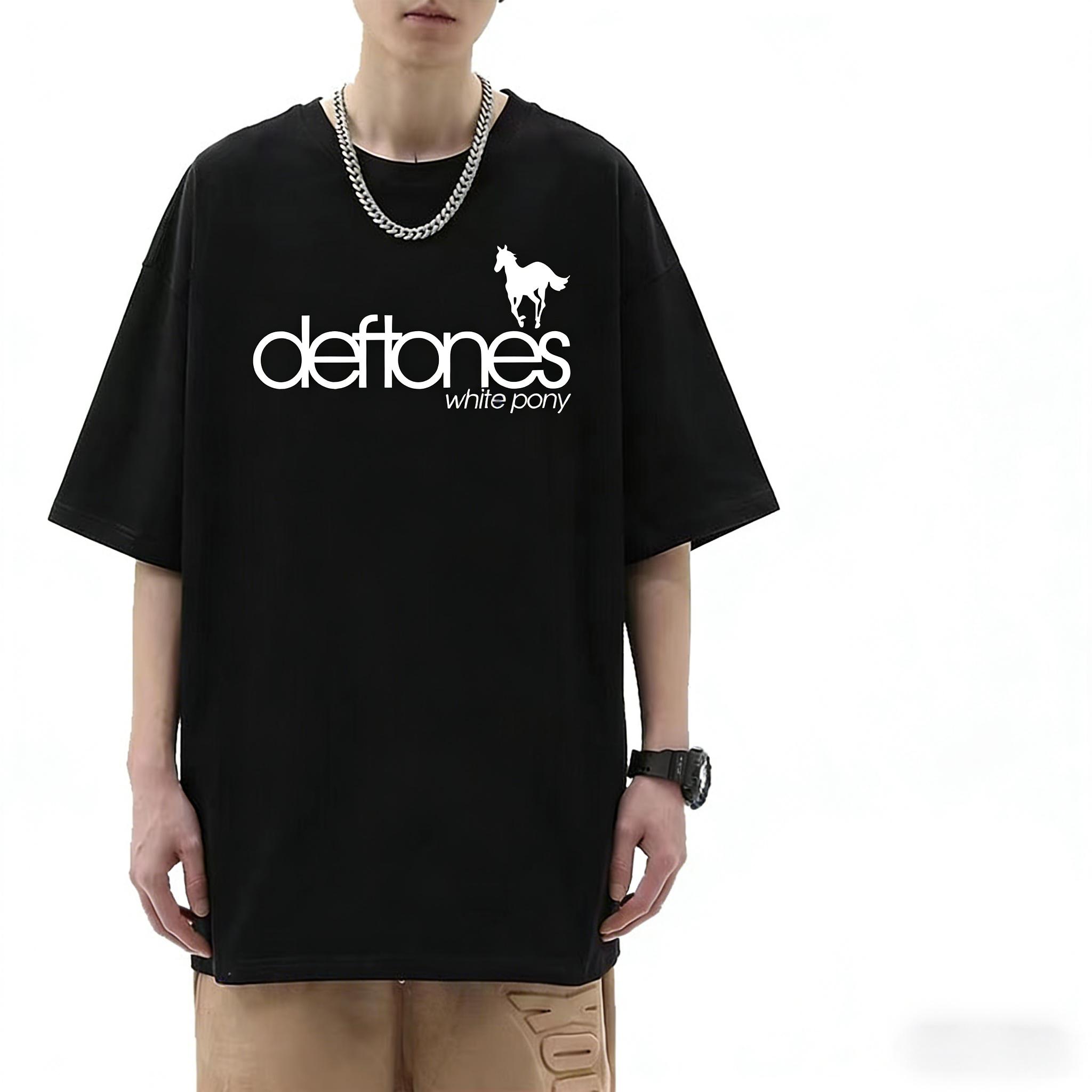 Deftone Print Mens Casual Fashion Pure Cotton Tshirt Simple and Comfortable Sports Shirt Top Short Sleeved Comfortable 2026 S
Deftone Print Mens Casual Fashion Pure Cotton Tshirt Simple and Comfortable Sports Shirt Top Short Sleeved Comfortable 2026 S