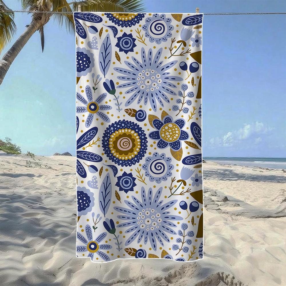 Mandala Floral & Abstract Floral & Leaf Beach Towel, Soft Durable Quick-Drying, Ideal For Summer Beach, Swimming & Camping W30*H60(CM)
Mandala Floral & Abstract Floral & Leaf Beach Towel, Soft Durable Quick-Drying, Ideal For Summer Beach, Swimming & Camping W30*H60(CM)