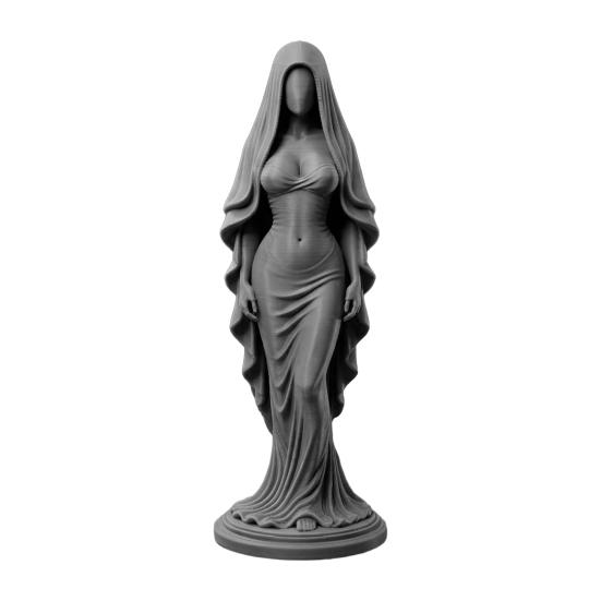 3D Printed Veiled Goddess Statue Artistic Wearing Veil Women Figurine Sculpture Decoration for Home Office Living Room Desktop темно-серого
3D Printed Veiled Goddess Statue Artistic Wearing Veil Women Figurine Sculpture Decoration for Home Office Living Room Desktop темно-серого