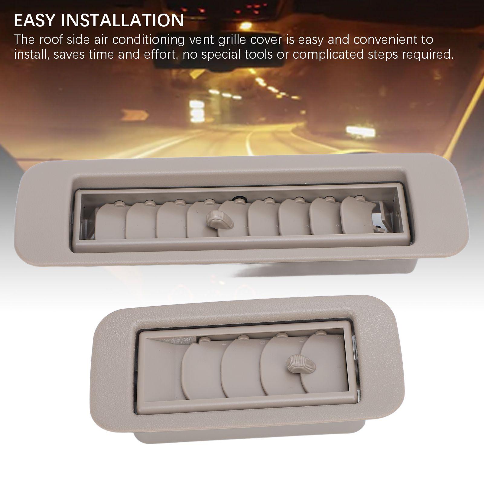 Rear Roof AC Air Vent Grille High Strength ABS Interior Roof Air Conditioning Outlet Grille for LC100 1998 2007
Rear Roof AC Air Vent Grille High Strength ABS Interior Roof Air Conditioning Outlet Grille for LC100 1998 2007