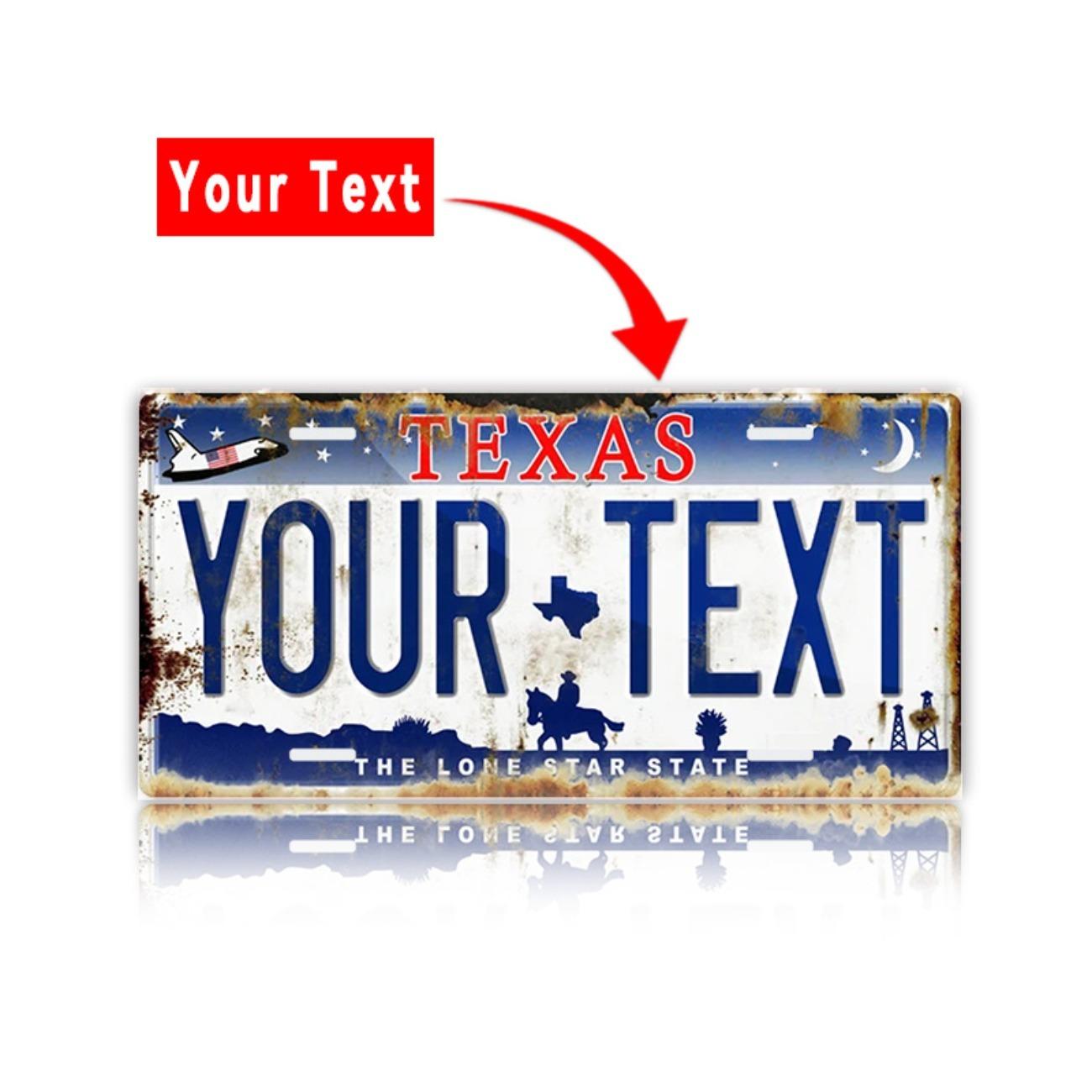 Custom Metal Sign Retro License Plate Wall Decor Vintage Tin Sign Home Man Cave Garage Bar білий
Custom Metal Sign Retro License Plate Wall Decor Vintage Tin Sign Home Man Cave Garage Bar білий