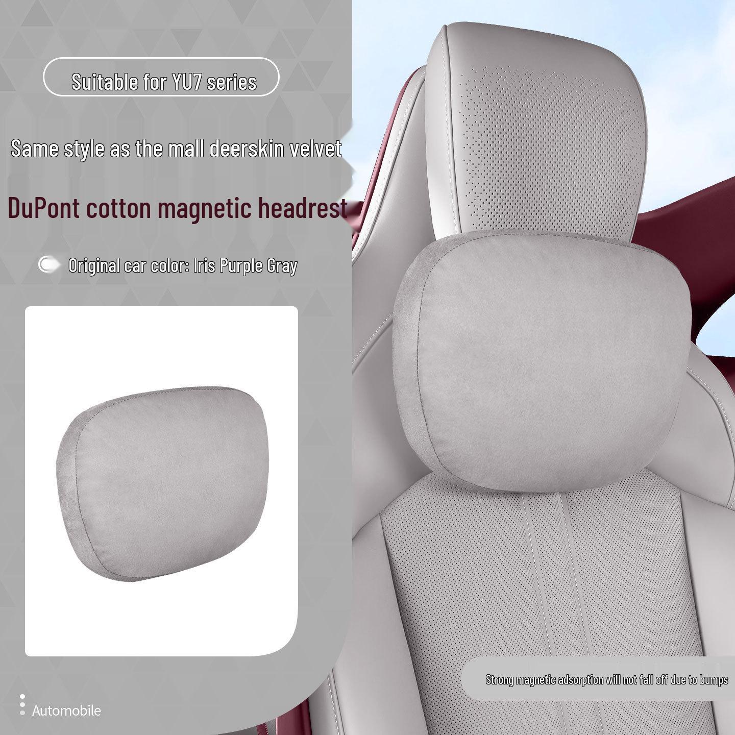 Magnetic Headrest Lumbar Support Pillow for Xiaomi YU7 – Suede Backrest Cushion
Magnetic Headrest Lumbar Support Pillow for Xiaomi YU7 – Suede Backrest Cushion