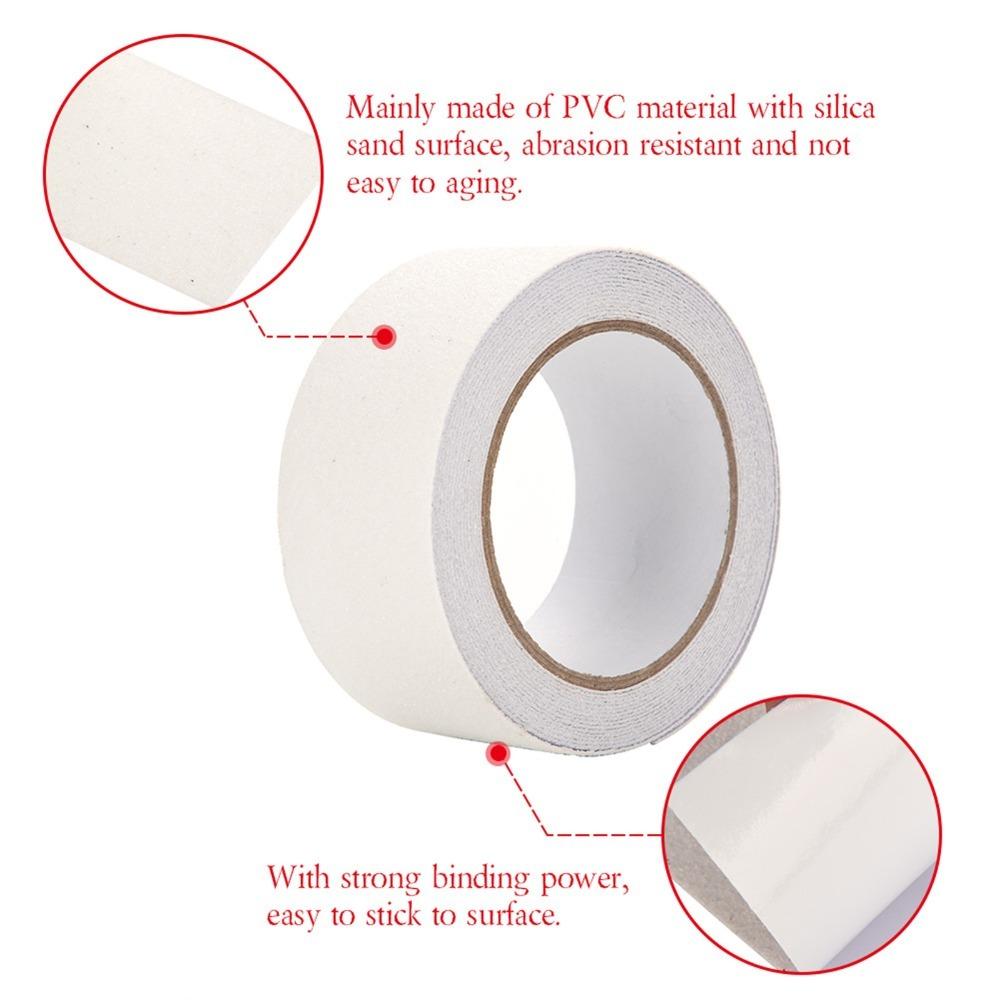 PVC Anti Slip Tape Abrasive Stair Grip Tape Durable Non-Slip Tape Stairs and Step Safety білий
PVC Anti Slip Tape Abrasive Stair Grip Tape Durable Non-Slip Tape Stairs and Step Safety білий