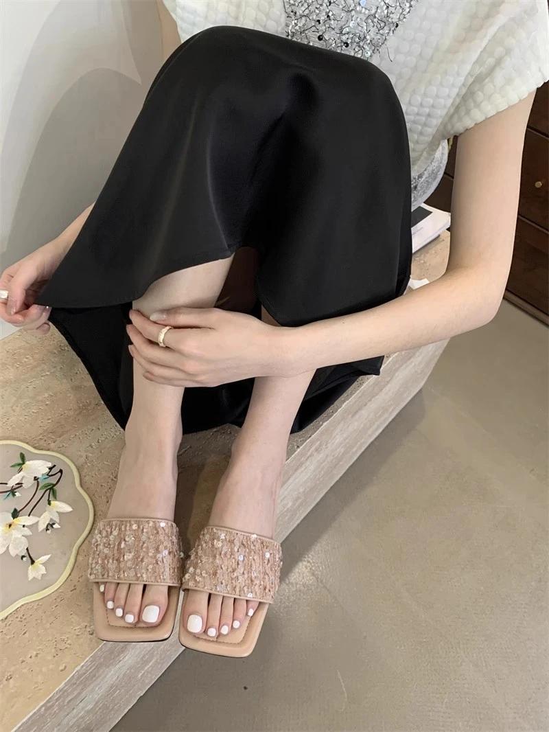 Мода 2024 Новая обувь для женщин Летние модные шлепанцы Женские с открытым носком Повседневные Удобные Плоские Шлепанцы с квадратным носком Женские Zapatos 35 розовый
Мода 2024 Новая обувь для женщин Летние модные шлепанцы Женские с открытым носком Повседневные Удобные Плоские Шлепанцы с квадратным носком Женские Zapatos 35 розовый