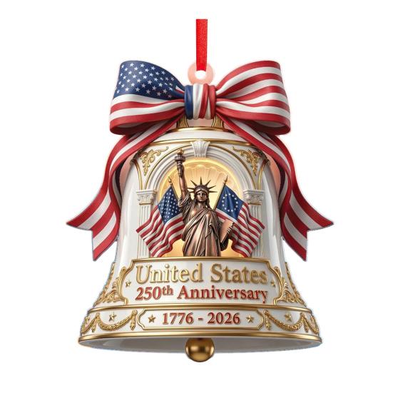 2D Acrylic America 250th Anniversary Ornament 250 Years Patriotic Hanging Decoration 1776-2026 Commemorative Gifts for 4th of July Independence Day H
2D Acrylic America 250th Anniversary Ornament 250 Years Patriotic Hanging Decoration 1776-2026 Commemorative Gifts for 4th of July Independence Day H