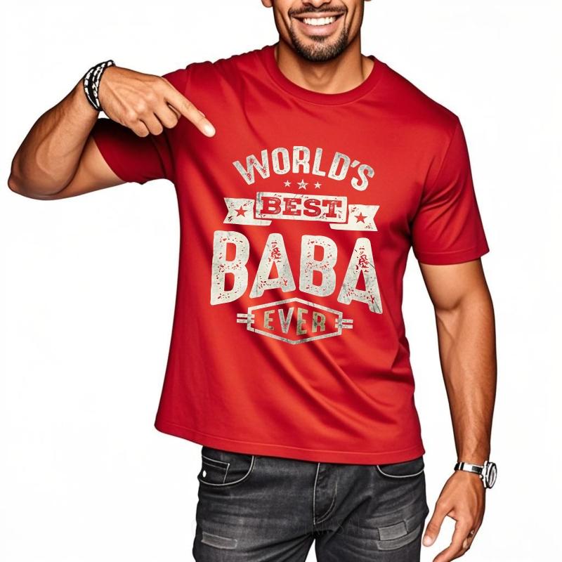 T Shirt Men Casual Round Neck Tee Oversized Summer Boys T Shirt Worlds Best Baba Ever Short Sleeve Relaxed Fit ONeck Tshirt as the picture1512 красный
T Shirt Men Casual Round Neck Tee Oversized Summer Boys T Shirt Worlds Best Baba Ever Short Sleeve Relaxed Fit ONeck Tshirt as the picture1512 красный