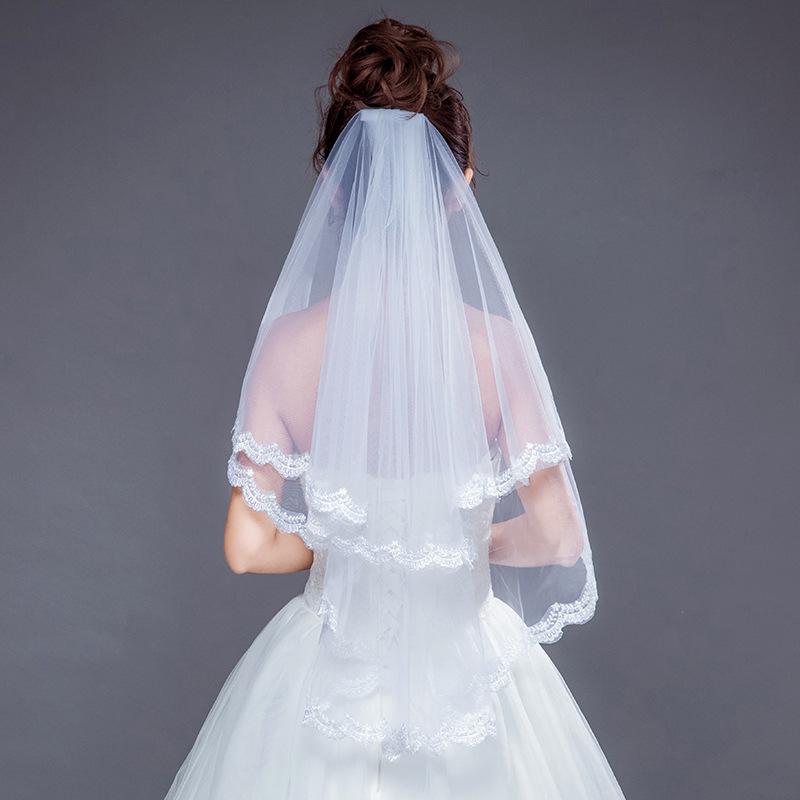 Tuanming European & American Lace Edge Bridal Veil - Wedding Headwear Accessory 80cm белый
Tuanming European & American Lace Edge Bridal Veil - Wedding Headwear Accessory 80cm белый