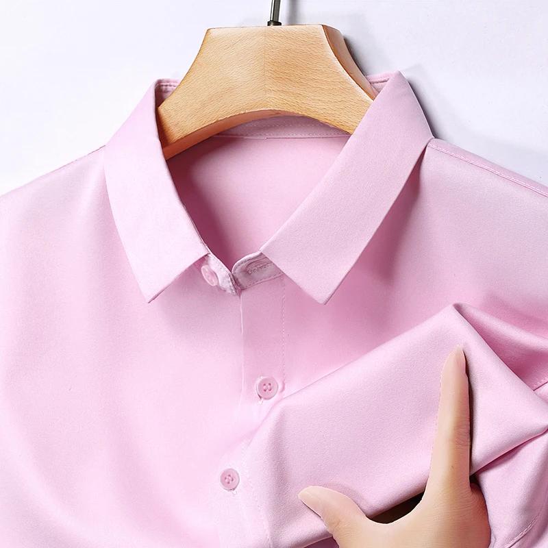 Men s Business Casual Long Sleeve Shirt Solid Color Wrinkle Resistant Comfortable All-Season Versatile Solid Color Top M рожевий
Men s Business Casual Long Sleeve Shirt Solid Color Wrinkle Resistant Comfortable All-Season Versatile Solid Color Top M рожевий
