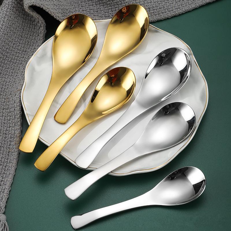 3-Sizes Mirror Polished Stainless Steel Soup Spoon Thicken Handle Deepen Rice Spoons for Children Kitchen Ladle Tableware
3-Sizes Mirror Polished Stainless Steel Soup Spoon Thicken Handle Deepen Rice Spoons for Children Kitchen Ladle Tableware