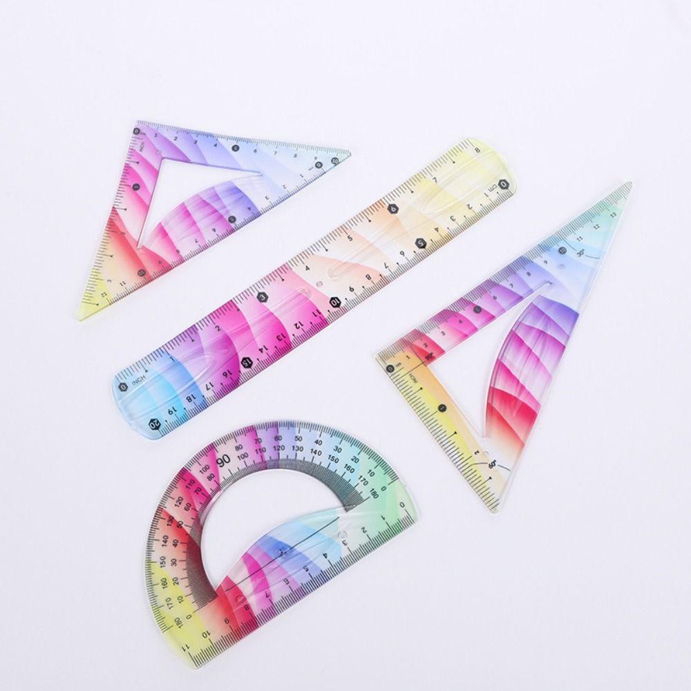 4 Pcs/set 20cm/8inch Rainbow Flexible Ruler Set Inch And Metric Student Flexible Ruler Office разноцветный
4 Pcs/set 20cm/8inch Rainbow Flexible Ruler Set Inch And Metric Student Flexible Ruler Office разноцветный