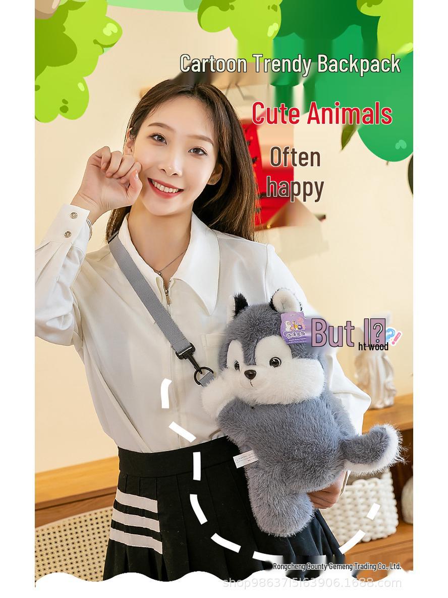 Cute Fox & Husky Plush Crossbody Bag – Brown Panda Schoolbag and Claw Machine Toy Gift Panda
Cute Fox & Husky Plush Crossbody Bag – Brown Panda Schoolbag and Claw Machine Toy Gift Panda