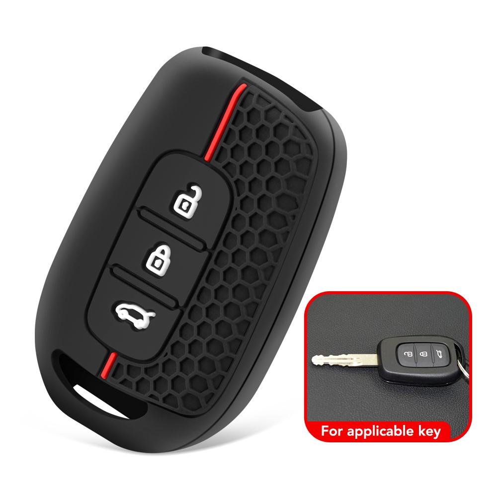 Силиконовый чехол для автомобильного ключа для Dacia Logan 2021 для Renault tWingo 3 duster captur logan laguna scene key cover remote shell