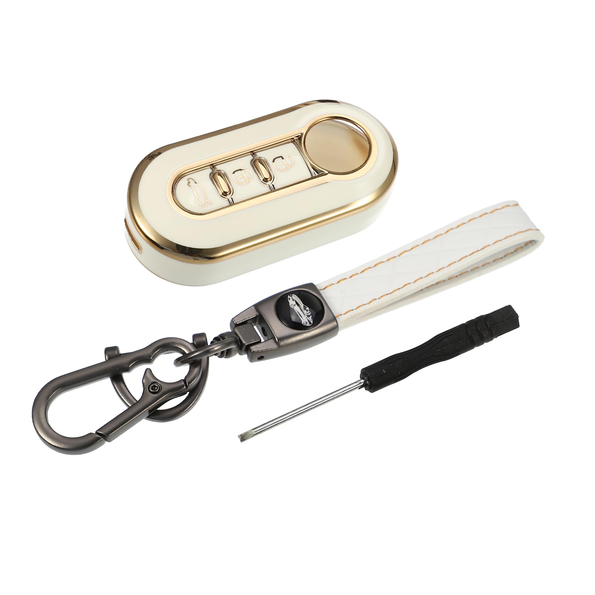 ACROPIX Car Smart Key Fob Case Kit TPU White Keyless Entry Remote Cover Protective
ACROPIX Car Smart Key Fob Case Kit TPU White Keyless Entry Remote Cover Protective