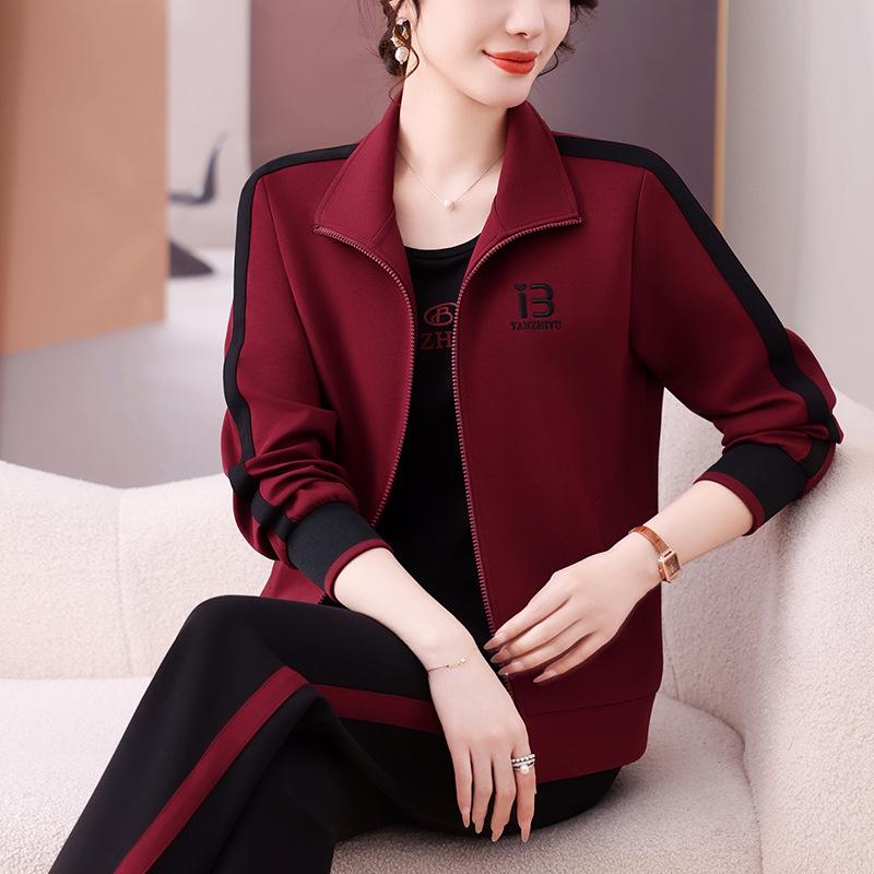 Mom s 2025 Spring/Autumn Women s Tracksuit: Stylish Age-Defying Three-Piece Running Set 4XL (141-150 jin)
Mom s 2025 Spring/Autumn Women s Tracksuit: Stylish Age-Defying Three-Piece Running Set 4XL (141-150 jin)