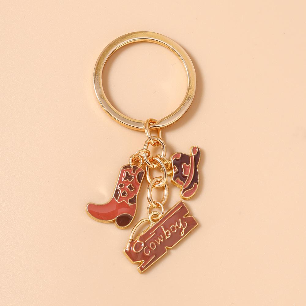 New Enamel Cowboy Hat Boot keychain Women Girl Beads Key Ring Pendant for Handbag Charms DIY Key Holder Jewelry Gift
New Enamel Cowboy Hat Boot keychain Women Girl Beads Key Ring Pendant for Handbag Charms DIY Key Holder Jewelry Gift