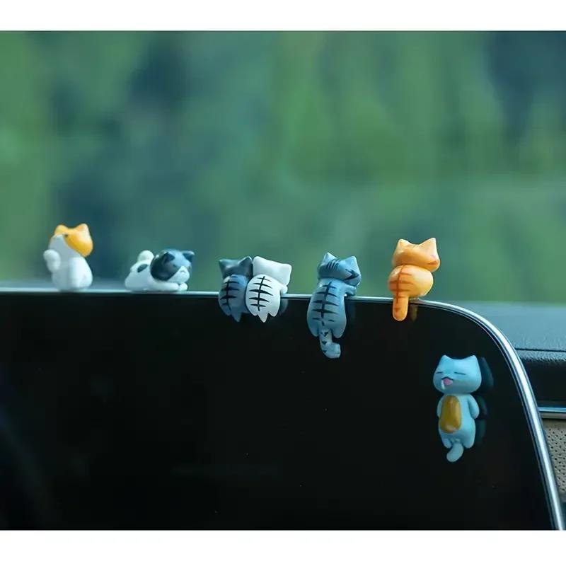 6 Pcs/Set PVC Cartoon Lucky Cat Figurines for Car Dashboard Plant Pots and Screen Edge Decor Decorations Miniatures Modern Gift
6 Pcs/Set PVC Cartoon Lucky Cat Figurines for Car Dashboard Plant Pots and Screen Edge Decor Decorations Miniatures Modern Gift