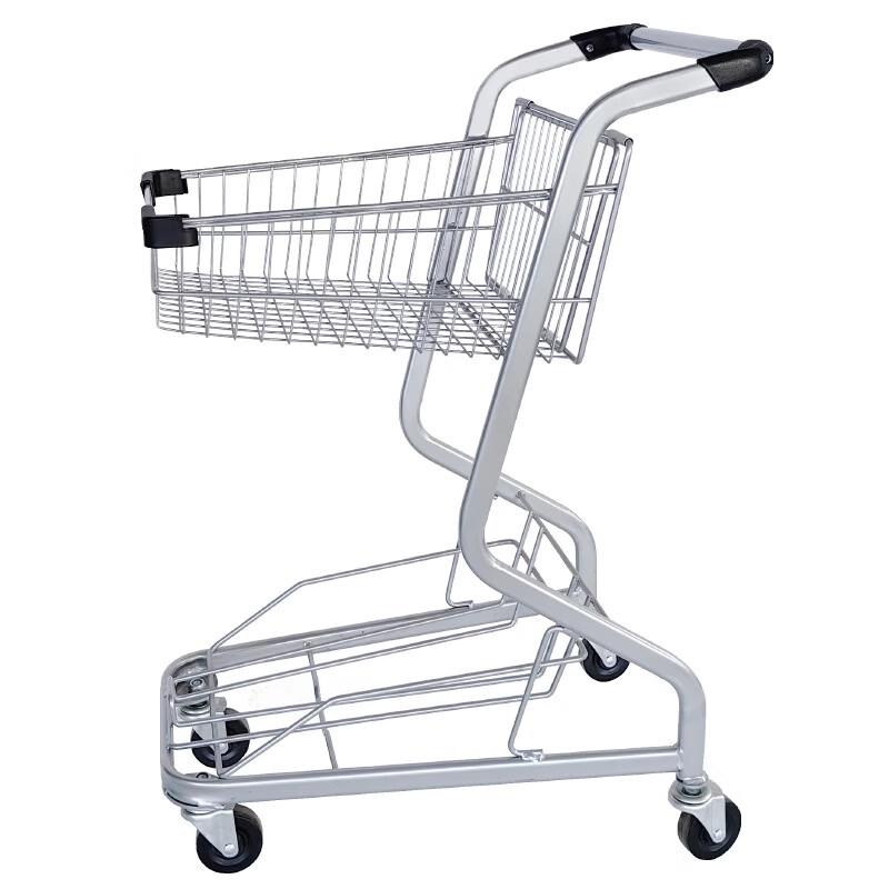 Muxintai Double-Layer Metal Shopping Trolley
Muxintai Double-Layer Metal Shopping Trolley