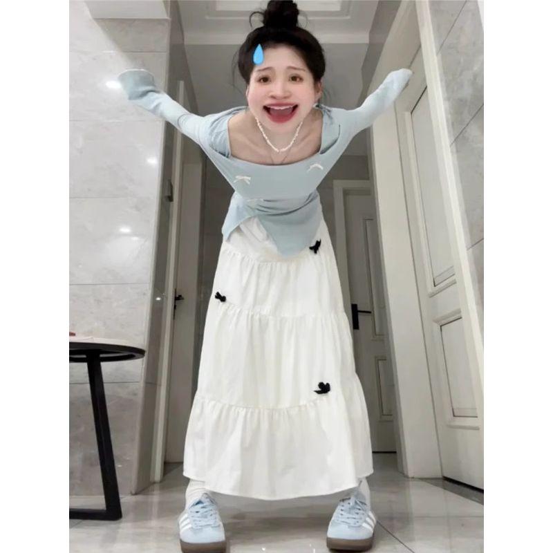 Early Autumn Wear French Style Blue Long Sleeved Dress Women s 2025 New Arrival Small Temperament Youthful-Looking Long Dress Suit White Skirt M(Suggested 45.00 kg-52.50 kg)
Early Autumn Wear French Style Blue Long Sleeved Dress Women s 2025 New Arrival Small Temperament Youthful-Looking Long Dress Suit White Skirt M(Suggested 45.00 kg-52.50 kg)