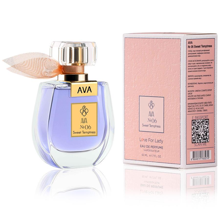 Eau de Parfum for Women AVA LOVE Sweet Temptress 50 ml AL-06
Eau de Parfum for Women AVA LOVE Sweet Temptress 50 ml AL-06
