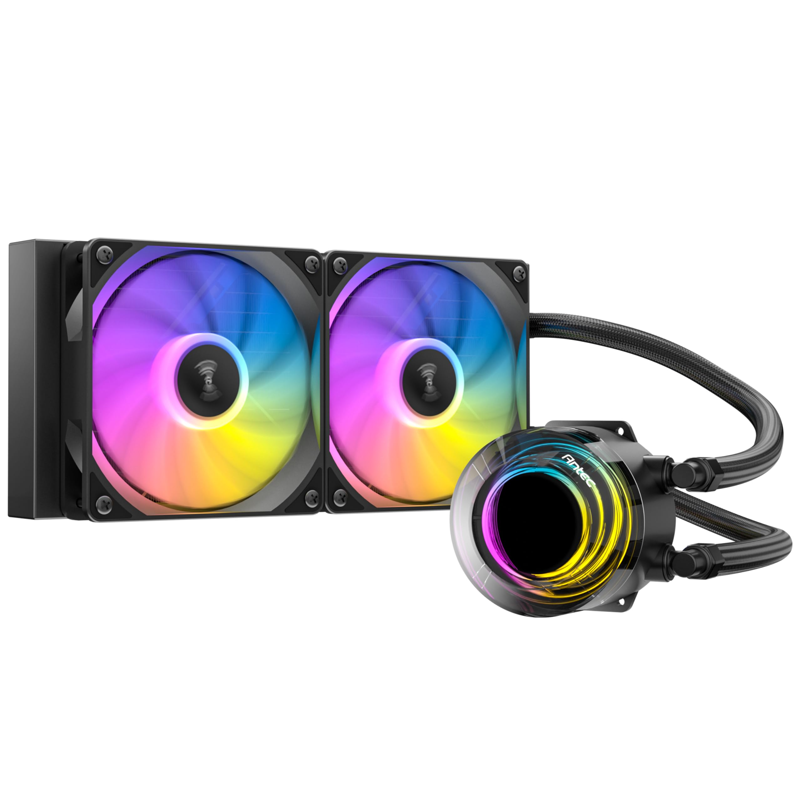 ANTEC ARGB Water cooling integrated unit CPU cooler with LED fan Vortex Lum 240 ARGB чорний 
ANTEC ARGB Water cooling integrated unit CPU cooler with LED fan Vortex Lum 240 ARGB чорний