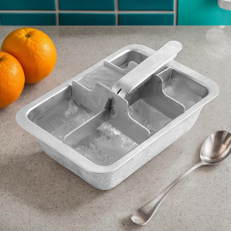 6 Cavity Stainless Steel Freezer Ice Block Mold Large Cubes Easy Release Mould for Food Storage Meal Prep Beverage Making серебряный
6 Cavity Stainless Steel Freezer Ice Block Mold Large Cubes Easy Release Mould for Food Storage Meal Prep Beverage Making серебряный