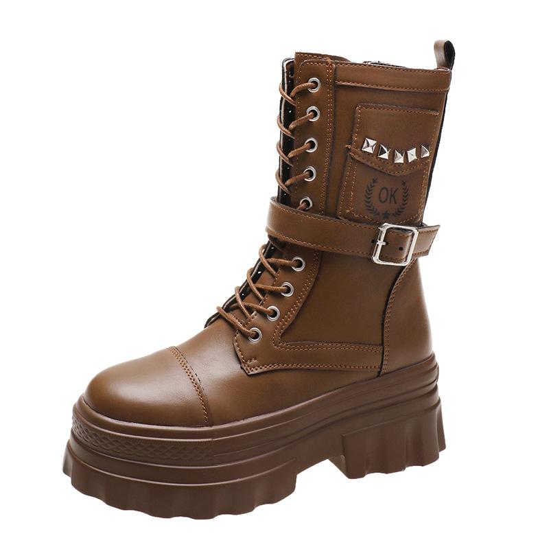 Мода 2024 года, новые панк-сапоги для мотоциклистов, женские лакированные кожаные ботинки на танкетке и платформе, до середины голени, женские ботинки на шнуровке и толстом каблуке в готическом стиле 39 коричневый
Мода 2024 года, новые панк-сапоги для мотоциклистов, женские лакированные кожаные ботинки на танкетке и платформе, до середины голени, женские ботинки на шнуровке и толстом каблуке в готическом стиле 39 коричневый