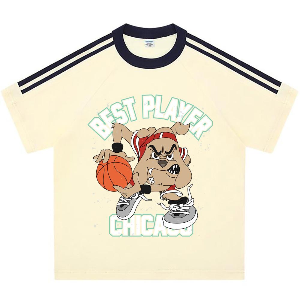 Kids 100% Cotton T-shirts Boys And Girls 200 GSM Cotton Tees dog basketball player Cartoon Print Child Tshirts 110 абрикосовый
Kids 100% Cotton T-shirts Boys And Girls 200 GSM Cotton Tees dog basketball player Cartoon Print Child Tshirts 110 абрикосовый