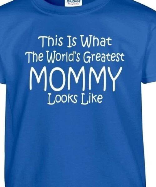 This is what the Worlds Greatest Mommy looks like t shirt tee Mother s Day Mom L
This is what the Worlds Greatest Mommy looks like t shirt tee Mother s Day Mom L