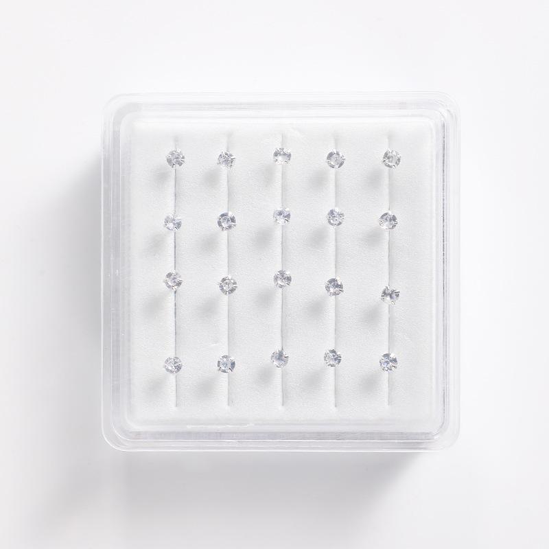 Elegant White Stone Nose Studs: Chic and Trendy Piercing Accessories for Ladies.
Elegant White Stone Nose Studs: Chic and Trendy Piercing Accessories for Ladies.