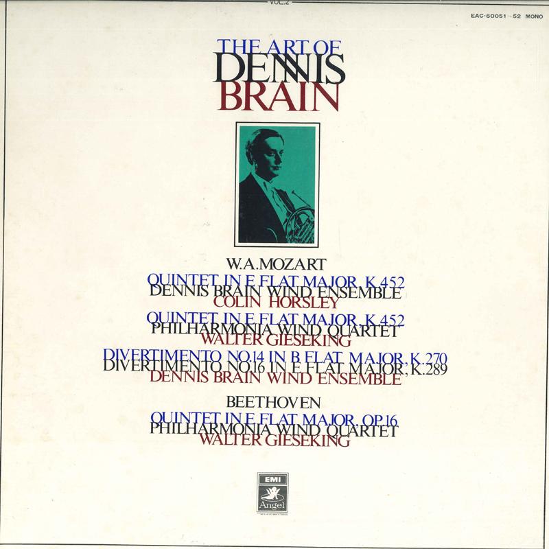 LP Record DENNIS BRAIN, DENNIS BRAIN ORCHESTR - The Art of Dennis Brain vol.2 EAC6005152 ANGEL Japan Classical Used
LP Record DENNIS BRAIN, DENNIS BRAIN ORCHESTR - The Art of Dennis Brain vol.2 EAC6005152 ANGEL Japan Classical Used