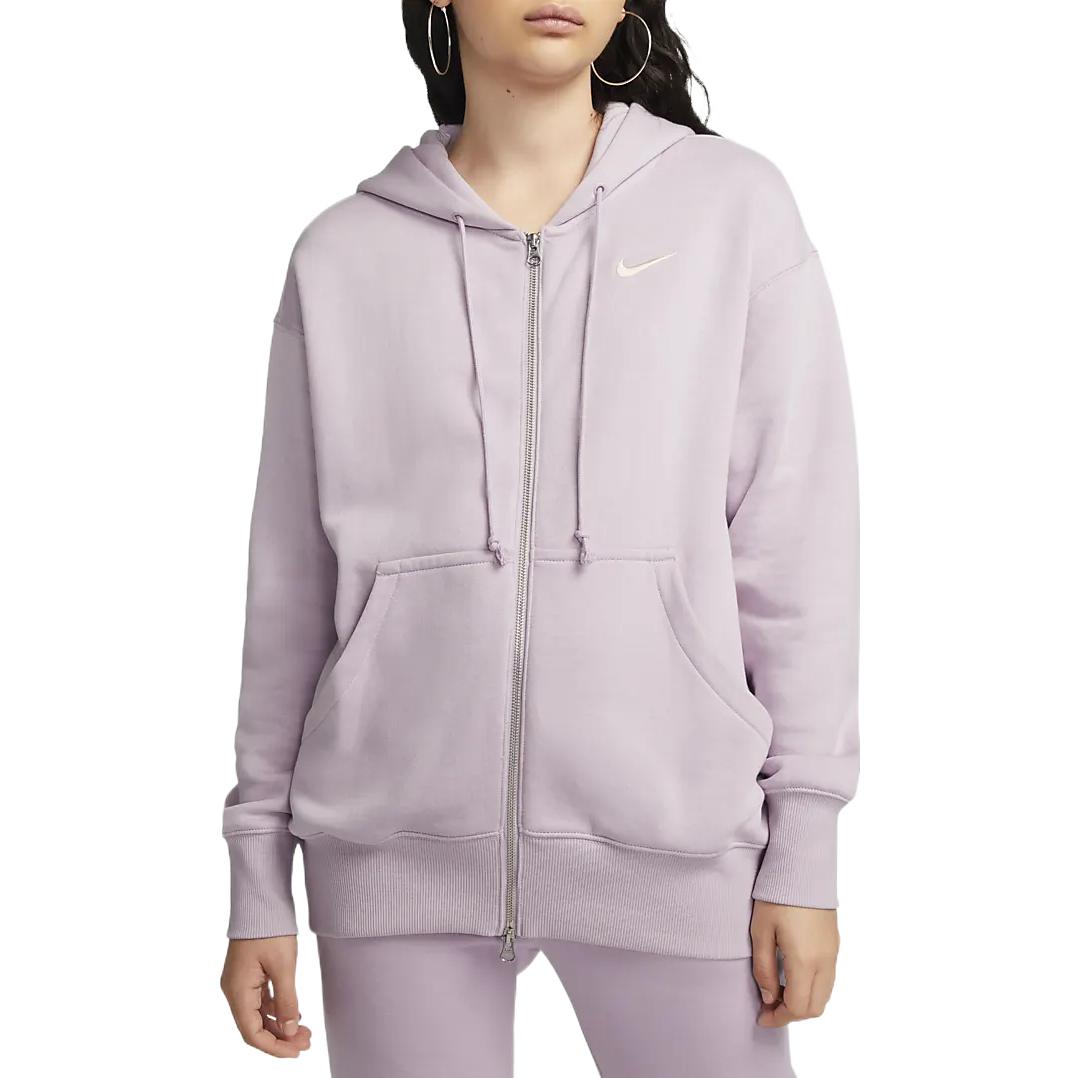 Женская флисовая толстовка с логотипом Nike Phoenix на молнии во всю длину, светло-фиолетовая DQ5759-530
Женская флисовая толстовка с логотипом Nike Phoenix на молнии во всю длину, светло-фиолетовая DQ5759-530