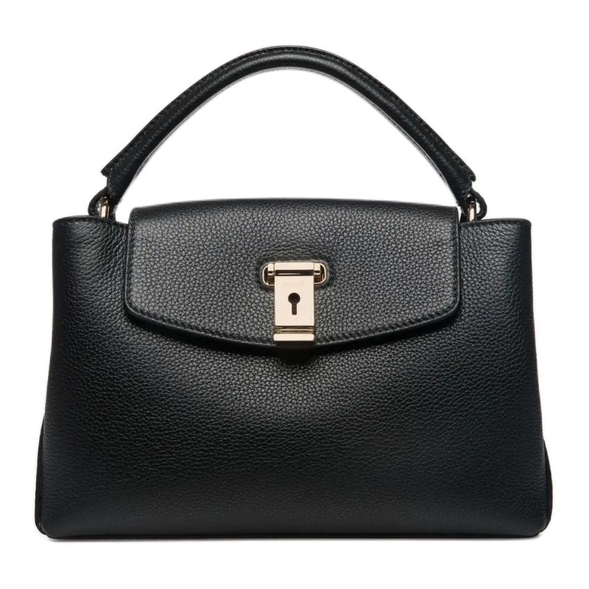 Bally Lock Me Gold Metal Accessories Flap Closure Grain Calfskin Shoulder Crossbody Handbag Small Women handbag Black 6308395 Basic Set (Bag+Dust Bag)
Bally Lock Me Gold Metal Accessories Flap Closure Grain Calfskin Shoulder Crossbody Handbag Small Women handbag Black 6308395 Basic Set (Bag+Dust Bag)