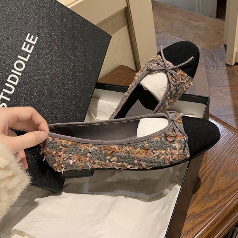 Spring New Small Fragrant Wind Leather Ballet Shoes Women s Small Single Shoes French Flat Thick Heel Bowknot Women
Spring New Small Fragrant Wind Leather Ballet Shoes Women s Small Single Shoes French Flat Thick Heel Bowknot Women