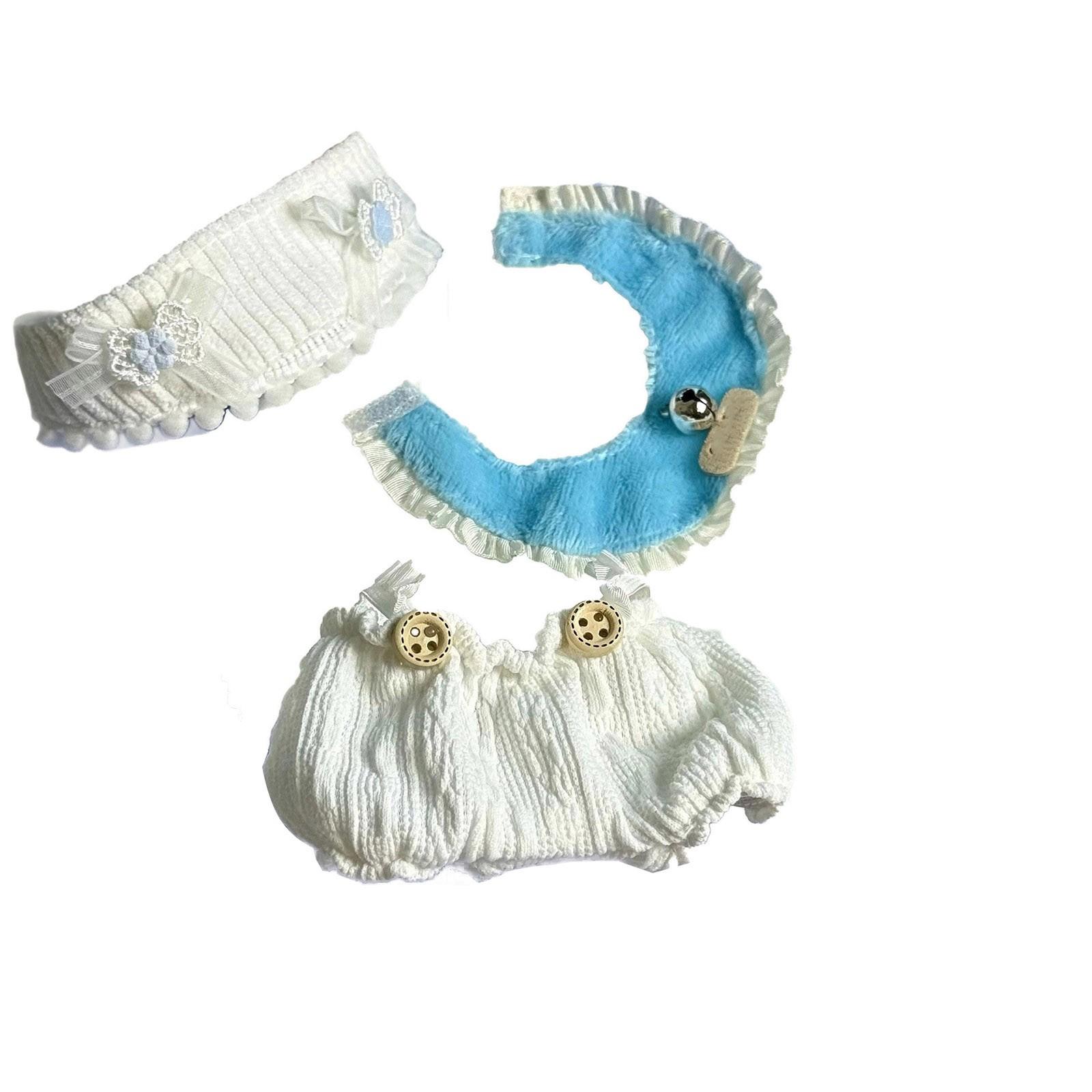 First And Second Generation Baby Clothes 17cm Doll Sitting Party Clothes Accessories Overalls One Size
First And Second Generation Baby Clothes 17cm Doll Sitting Party Clothes Accessories Overalls One Size