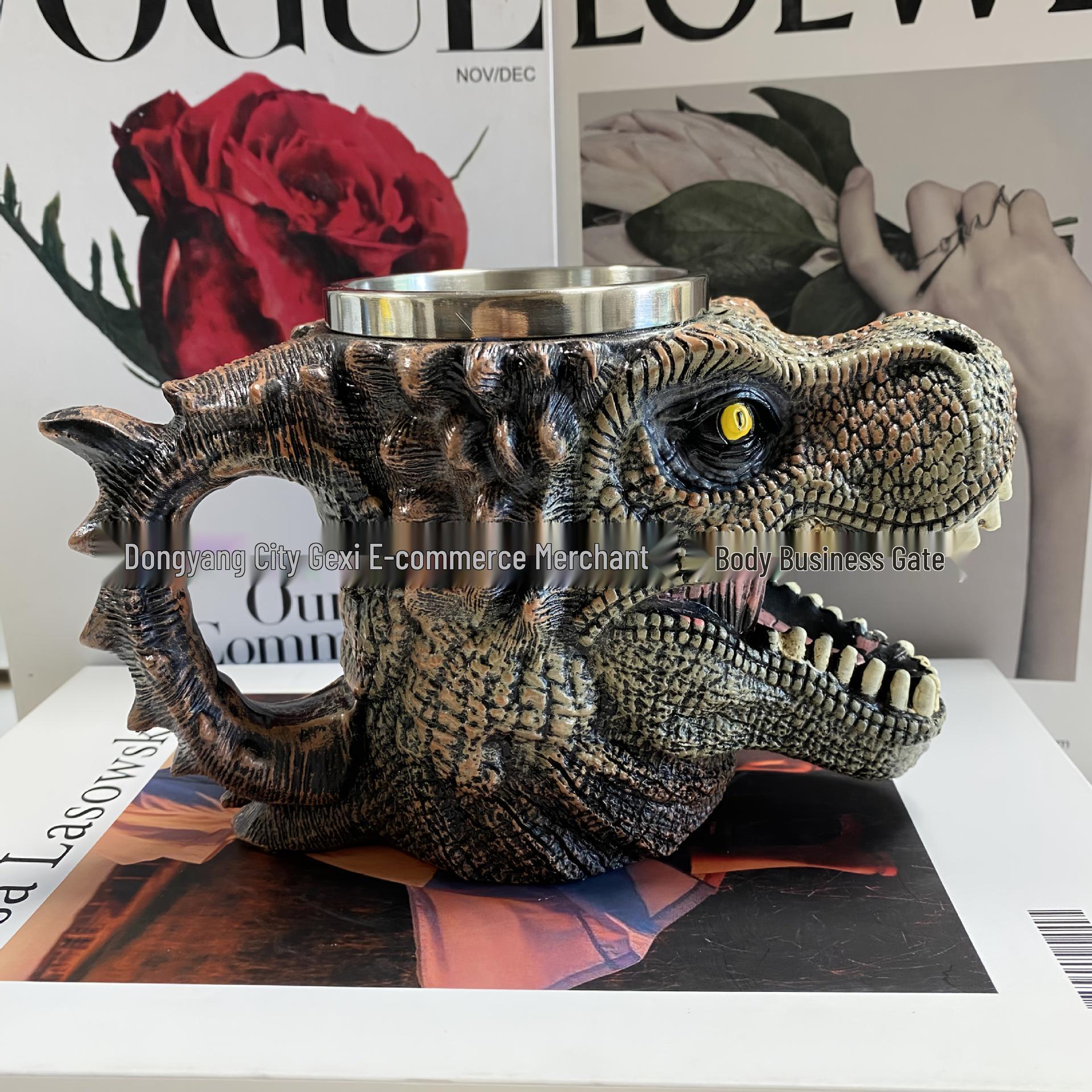Jurassic World T-Rex Dinosaur Resin Mug: Creative Desk Ornament for Home Drinking 300ml
Jurassic World T-Rex Dinosaur Resin Mug: Creative Desk Ornament for Home Drinking 300ml