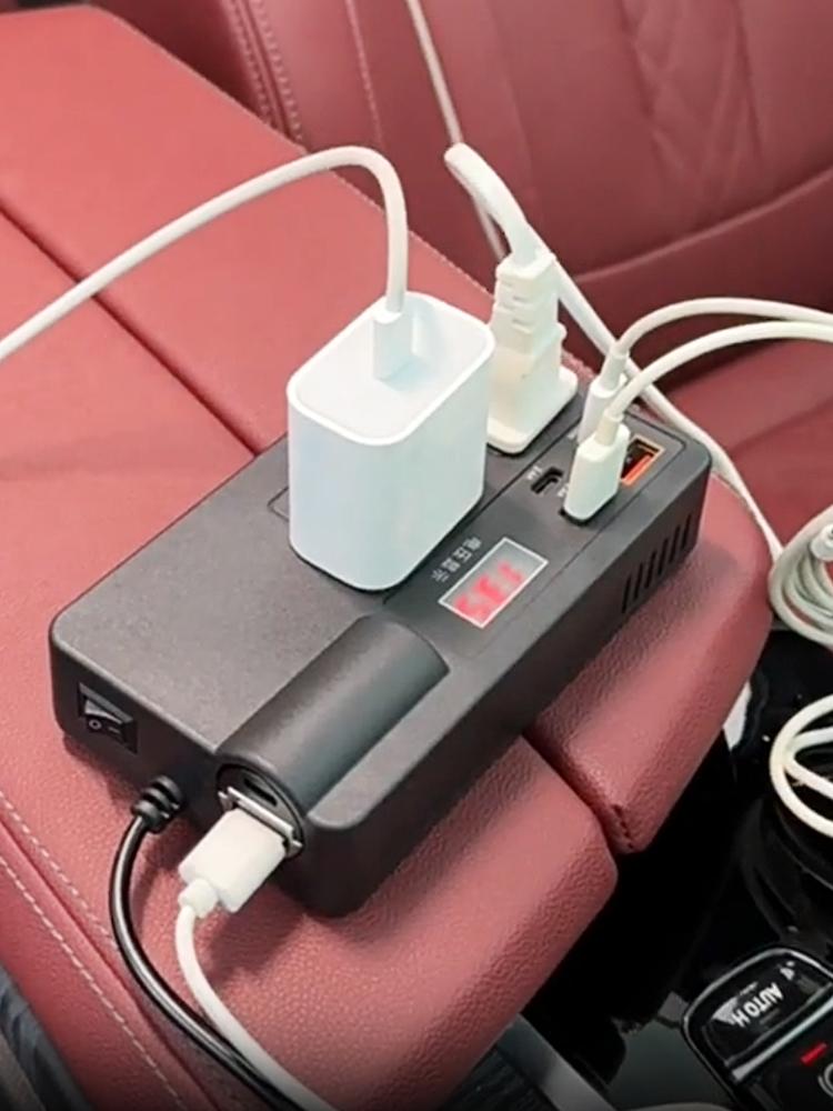 Автомобильный инвертор USB/PD/Type-C зарядные устройства адаптер питания QC 3.0 переключатель ВКЛ/ВЫКЛ 200 Вт определение напряжения DC 12 В/24 В в AC 220 В преобразователь
Автомобильный инвертор USB/PD/Type-C зарядные устройства адаптер питания QC 3.0 переключатель ВКЛ/ВЫКЛ 200 Вт определение напряжения DC 12 В/24 В в AC 220 В преобразователь