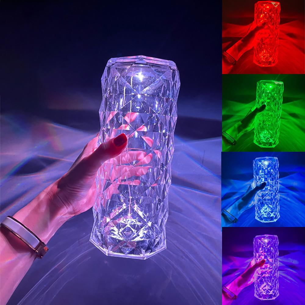 Перезаряжаемая светодиодная RGB настольная лампа-ночник в виде хрустального бриллианта-розы с пультом дистанционного управления
Перезаряжаемая светодиодная RGB настольная лампа-ночник в виде хрустального бриллианта-розы с пультом дистанционного управления