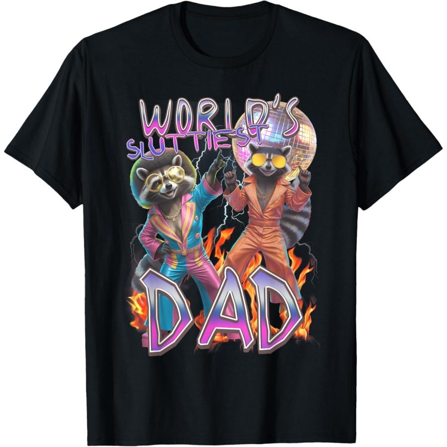 World’s Sluttiest Dad Funny Disco Raccoon Meme Fathers Day T-Shirt XXXXXL чорний
World’s Sluttiest Dad Funny Disco Raccoon Meme Fathers Day T-Shirt XXXXXL чорний