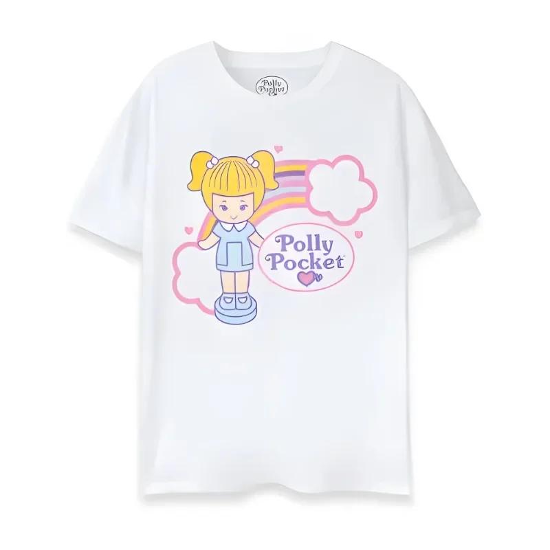 Polly Pocket Cute Graphic Printed White Summer Tshirt Short Sleeved Round Neck Fashion TShirt Womens FeUnisex Clothing S
Polly Pocket Cute Graphic Printed White Summer Tshirt Short Sleeved Round Neck Fashion TShirt Womens FeUnisex Clothing S