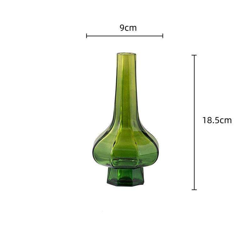 Glass Vase Transparent Green Glass Bottles Geometry Hydroponics Terrarium Home Decoration Accessories Flower Vase
Glass Vase Transparent Green Glass Bottles Geometry Hydroponics Terrarium Home Decoration Accessories Flower Vase