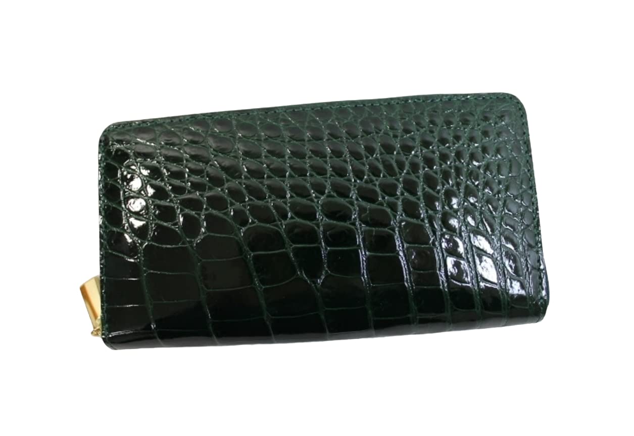 Kimono to Quality Green Crocodile Long Wallet Authentic Shining Process Made by Henroon Round Zipper Crocodile Long Wallet Genuine Leather [Luxury зелений
Kimono to Quality Green Crocodile Long Wallet Authentic Shining Process Made by Henroon Round Zipper Crocodile Long Wallet Genuine Leather [Luxury зелений