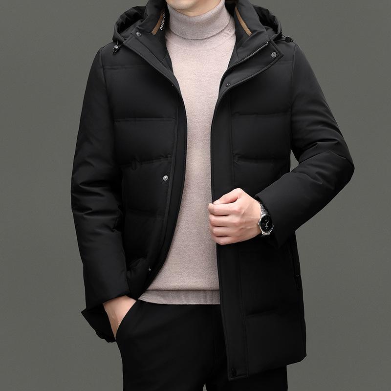 Men s Mid-Length Hooded Winter Down Jacket - 90% White Duck Down, Thickened for Warmth 2XL чорний
Men s Mid-Length Hooded Winter Down Jacket - 90% White Duck Down, Thickened for Warmth 2XL чорний
