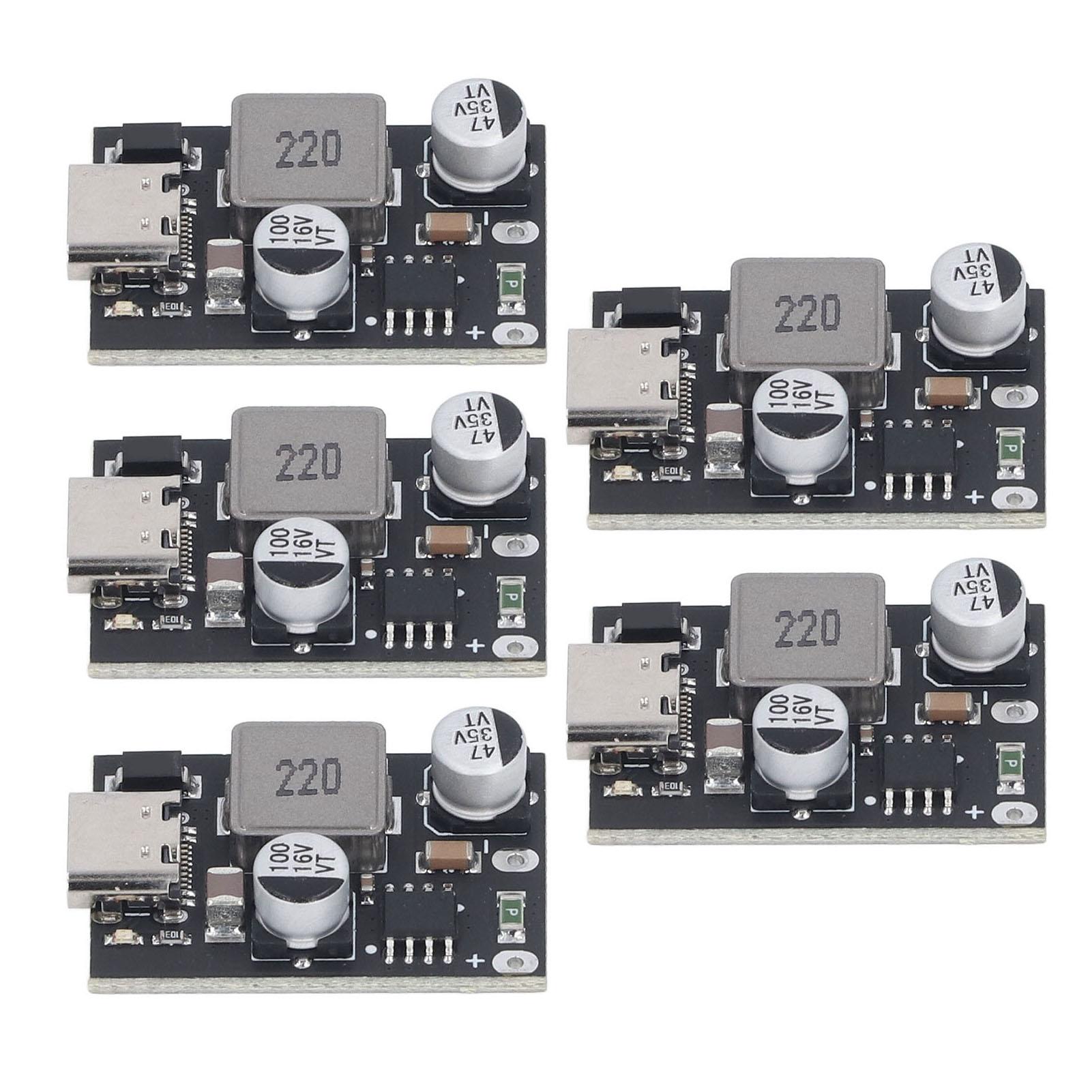 5Pcs Buck Module DC Power Supply Converter 6~32V to QC3.0 PD3.0 Mobile Phone Smart Fast Charge Type
5Pcs Buck Module DC Power Supply Converter 6~32V to QC3.0 PD3.0 Mobile Phone Smart Fast Charge Type