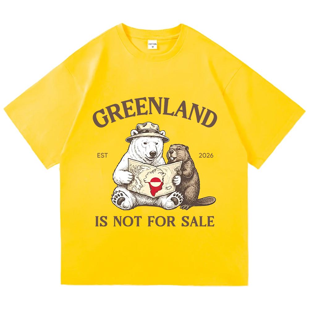 Greenland Is Not for Sale T-Shirt Dear Greenland Animal Cartoon Print Clothing Comfortable Cotton Casual Short Sleeve Unisex Tee 4XL
Greenland Is Not for Sale T-Shirt Dear Greenland Animal Cartoon Print Clothing Comfortable Cotton Casual Short Sleeve Unisex Tee 4XL