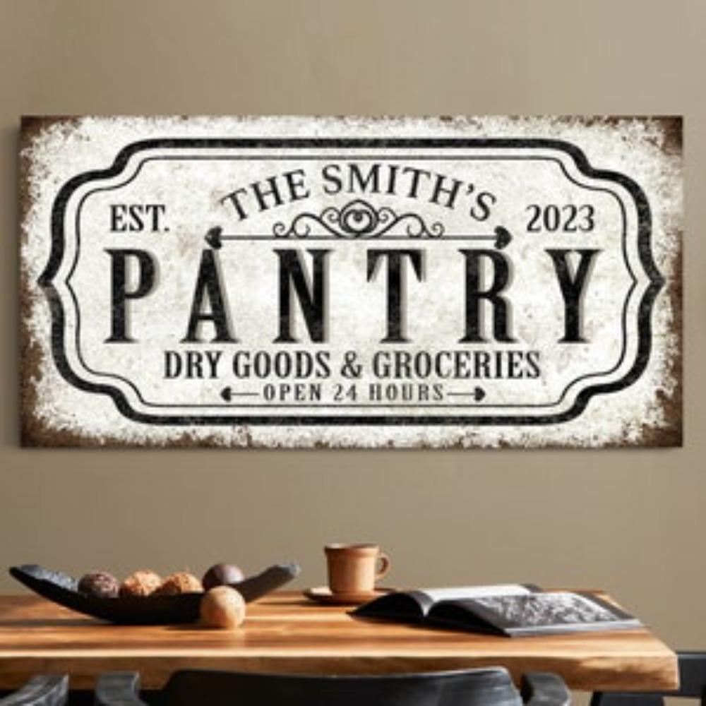 Custom Family Pantry Sign Personalized Metal Tin Sign Kitchen Wall Decor білий
Custom Family Pantry Sign Personalized Metal Tin Sign Kitchen Wall Decor білий