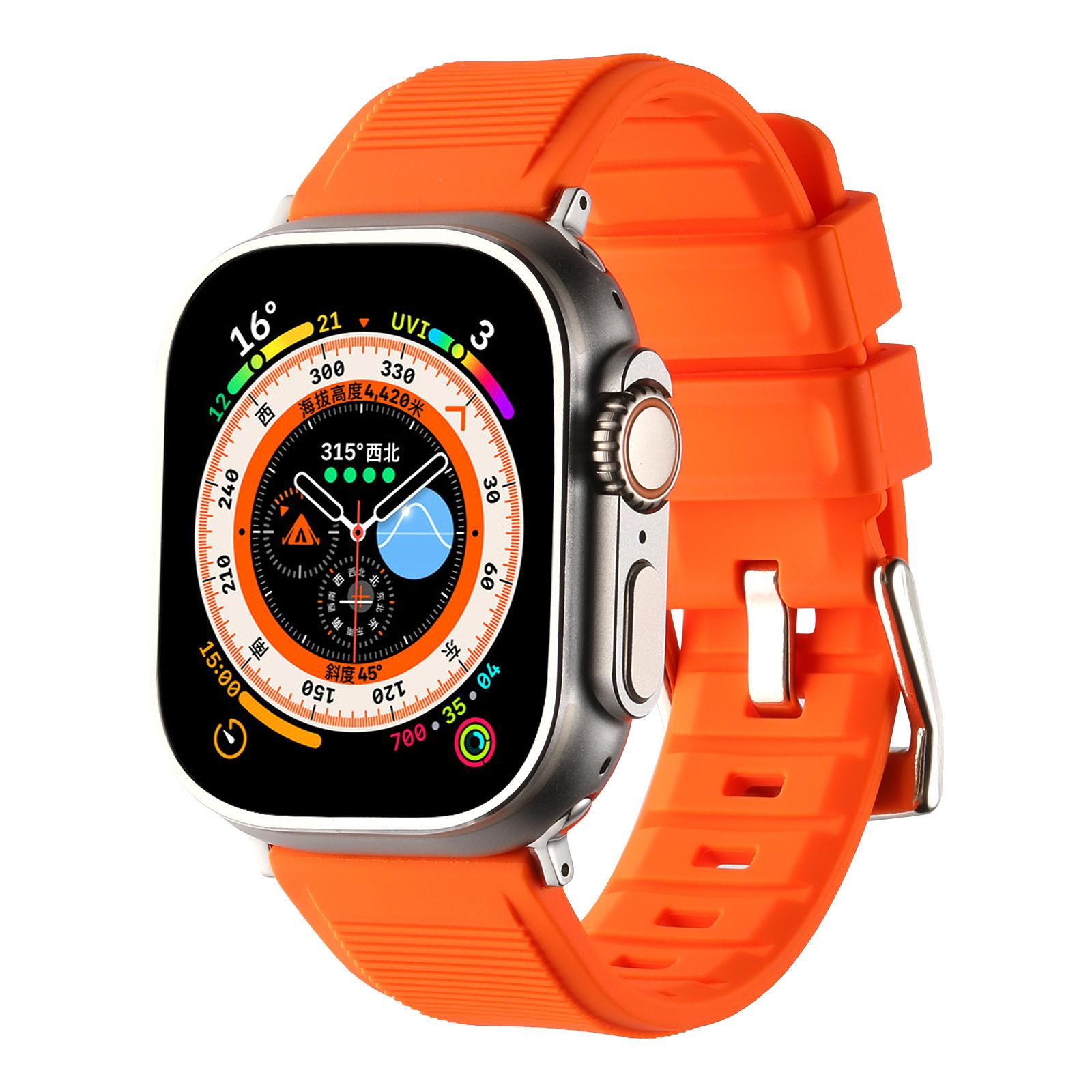 Watch Strap for Apple Watch Series 10 42mm/9 8 7 41mm/SE (2023) SE (2022) SE 6 5 4 40mm/3 2 1 38mm Silicone Dual Loop Watch Band Space Grey
Watch Strap for Apple Watch Series 10 42mm/9 8 7 41mm/SE (2023) SE (2022) SE 6 5 4 40mm/3 2 1 38mm Silicone Dual Loop Watch Band Space Grey