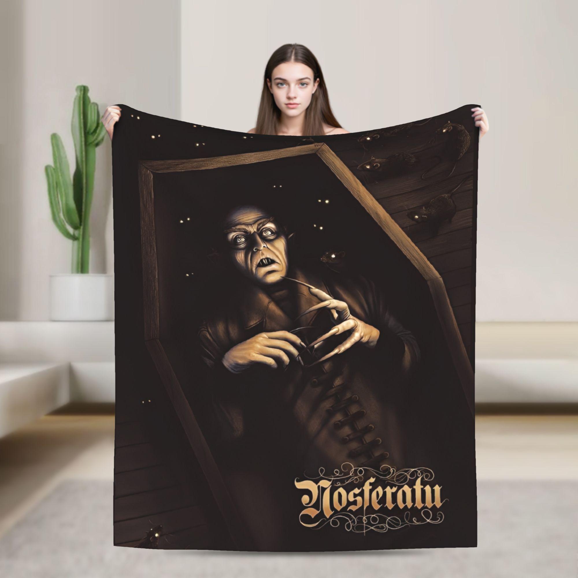 Nosferatu Vampire Dracula Flannel Throw Fashion Blanket Horror Movie Halloween Bedding Knitted Fashion Blanket Outdoor Ultra-Soft Multifunct 75x90cm
Nosferatu Vampire Dracula Flannel Throw Fashion Blanket Horror Movie Halloween Bedding Knitted Fashion Blanket Outdoor Ultra-Soft Multifunct 75x90cm
