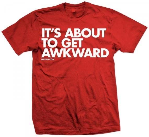 New It s ABOUT TO GET AWKWARD T Shirt NEW LICENSED DPCTED Shirt 3XL
New It s ABOUT TO GET AWKWARD T Shirt NEW LICENSED DPCTED Shirt 3XL