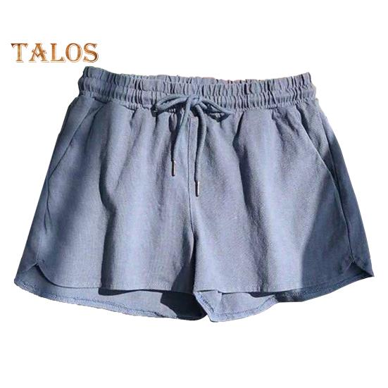 Женские повседневные шорты с эластичным поясом, регулируемым шнурком, спортивные шорты, однотонные широкие домашние шорты M синий
Женские повседневные шорты с эластичным поясом, регулируемым шнурком, спортивные шорты, однотонные широкие домашние шорты M синий